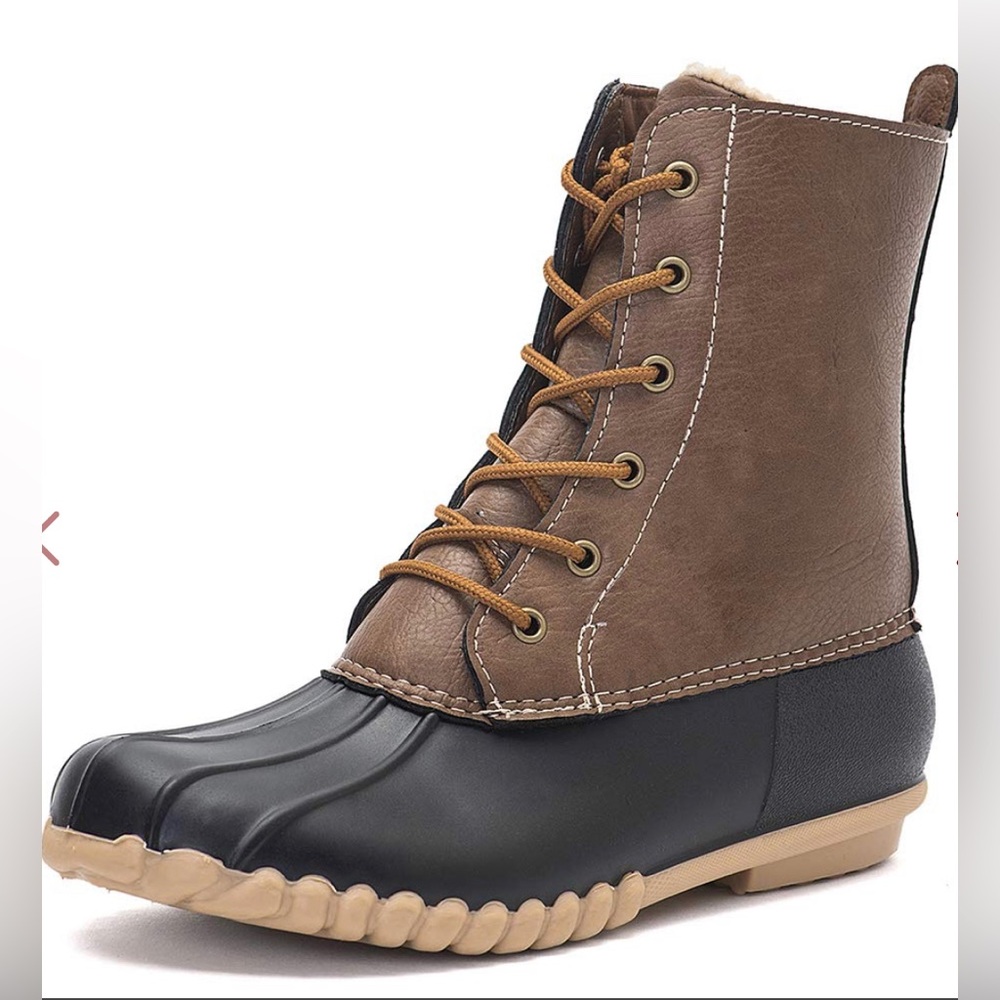 DKSUKO Women's Duck Boots With Zipper Size 6